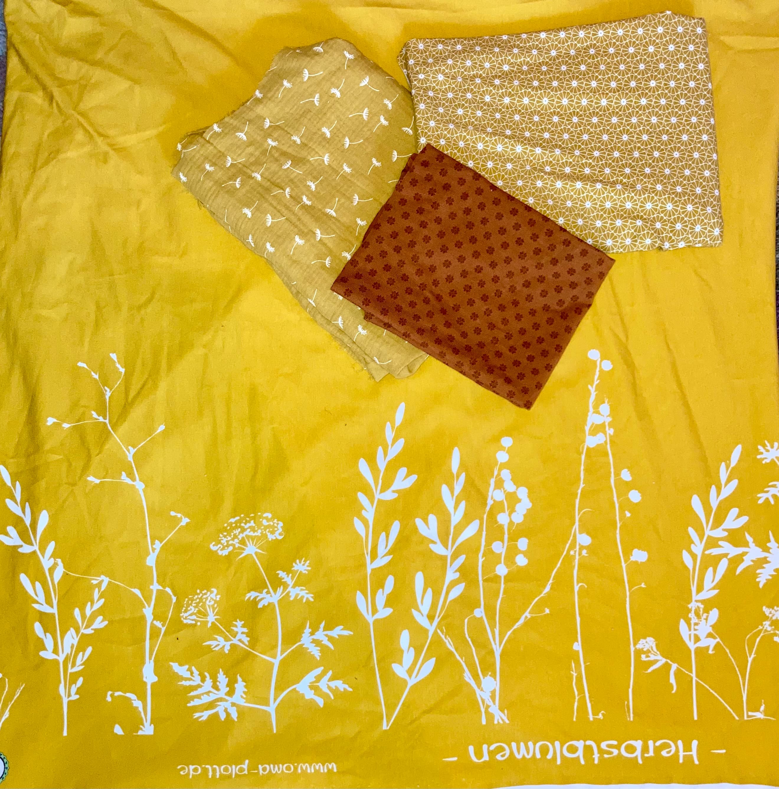 Herbstblumen Stoff Paket